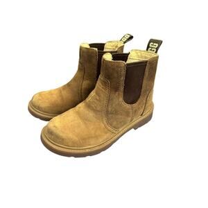 Ugg Kid's Bolden Weather Walnut Waterproof Western Chelsea Boots Size 13